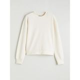 Lc Waikiki Yeni Sezon Bisiklet Yaka Kız Çocuk Soft Touch Sweatshirt - Ekru - 9 - 10 Yaş