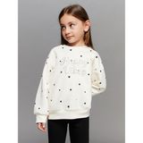 Lc Waikiki Yeni Sezon Bisiklet Yaka Kız Çocuk Sweatshirt - Ekru - 1 - 2 Yaş