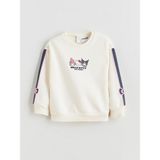 Lc Waikiki Yeni Sezon Bisiklet Yaka Kuromi Baskılı Kız Çocuk Sweatshirt - Ekru - 1 - 2 Yaş