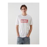 LC Waikiki Yeni Sezon Bisiklet Yaka Marvel Baskili Penye Erkek Tisort - S5BI43Z8