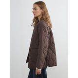 Lc Waikiki Yeni Sezon Bisiklet Yaka Oversize Kapitone Kadın Şişme Mont - 34 - Kahverengi