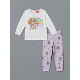 Lc Waikiki Yeni Sezon Bisiklet Yaka Paw Patrol Baskılı Kız Çocuk Pijama Takım - Beyaz - 3 - 4 Yaş