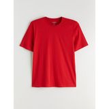 Lc Waikiki Yeni Sezon Bisiklet Yaka Penye Erkek Tişört - Kırmızı - 4XL