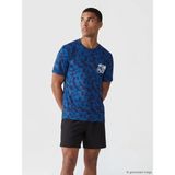 Lc Waikiki Yeni Sezon Bisiklet Yaka Real Madrid Baskılı Erkek Spor Tişört - Mavi - 2XL