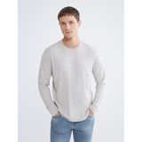 Lc Waikiki Yeni Sezon Bisiklet Yaka Uzun Kollu Erkek Tişört - Bej - 3XL