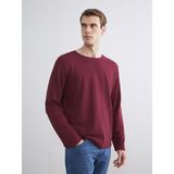 Lc Waikiki Yeni Sezon Bisiklet Yaka Uzun Kollu Erkek Tişört - Bordo