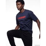 Lc Waikiki Yeni Sezon Bol Fit Erkek Tişört - Lacivert - 2XL