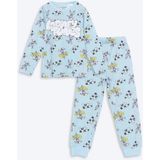 Lc Waikiki Yeni Sezon Bugs Bunny Baskılı Erkek Çocuk Pijama Takım - Mavi - 4 - 5 Yaş