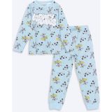 Lc Waikiki Yeni Sezon Bugs Bunny Baskili Erkek Cocuk Pijama Takim - S5FO84Z1 - Mavi - 4 - 5 Yaş