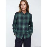 Lc Waikiki Yeni Sezon Büyük Beden Ekose Kadın Gömlek - 44 - Yeşil
