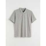 Lc Waikiki Yeni Sezon Büyük Beden Polo Yaka Pike Erkek Tişört - Gri - 5XL