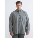 Lc Waikiki Yeni Sezon Büyük Beden Regular Fit Uzun Kollu Ekose Erkek Gömlek - 3XL - Yeşil