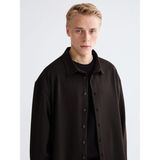 Lc Waikiki Yeni Sezon Büyük Beden Regular Fit Uzun Kollu Erkek Gömlek - 4XL - Kahverengi