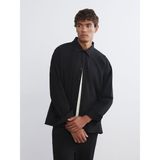 Lc Waikiki Yeni Sezon Büyük Beden Regular Fit Uzun Kollu Erkek Gömlek - 5XL - Siyah