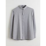 Lc Waikiki Yeni Sezon Büyük Beden Slim Fit Uzun Kollu Erkek Gömlek - 4XL - Gri