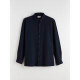 Lc Waikiki Yeni Sezon Büyük Beden Slim Fit Uzun Kollu Erkek Gömlek - 5XL - Lacivert