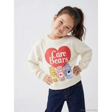 Lc Waikiki Yeni Sezon Care Bears Baskılı Kız Çocuk Sweatshirt - Ekru - 3 - 4 Yaş