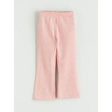 Lc Waikiki Yeni Sezon Çiçek Desenli Kız Çocuk Geniş Paça Tayt - Pembe - 1 - 2 Yaş