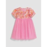Lc Waikiki Yeni Sezon Çiçek Detaylı Kız Çocuk Tütü Elbise - Pembe - 3 - 4 Yaş