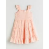 Lc Waikiki Yeni Sezon Çiçek Nakışlı Kız Çocuk Elbise - 1 - 2 Yaş - Pembe