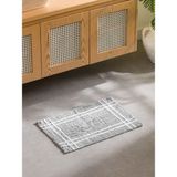 Lc Waikiki Yeni Sezon Çizgi Desenli Banyo Paspası 40X60 cm - Gri