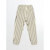 Lc Waikiki Yeni Sezon Çizgili Erkek Çocuk Jogger Eşofman Alt - Ekru - 7 - 8 Yaş