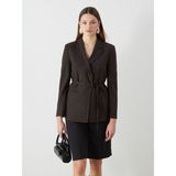 Lc Waikiki Yeni Sezon Cizgili Kadin Blazer Ceket - S5MN68Z8 - 36 - Kahverengi
