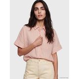 Lc Waikiki Yeni Sezon Çizgili Oversize Kadın Gömlek - 2XL