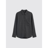Lc Waikiki Yeni Sezon Çizgili Oversize Kadın Gömlek - XS - Siyah