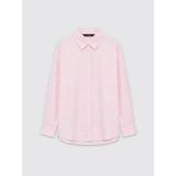 Lc Waikiki Yeni Sezon Çizgili Poplin Kadın Gömlek - XL - Pembe