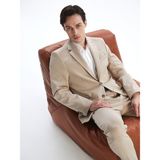Lc Waikiki Yeni Sezon Dar Kalıp Erkek Blazer Ceket - Bej - 50