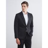 Lc Waikiki Yeni Sezon Dar Kalıp Erkek Blazer Ceket - Siyah - 58