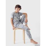 Lc Waikiki Yeni Sezon Desenli Erkek Çocuk Pijama Takımı - 8 - 9 Yaş