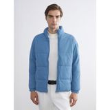 Lc Waikiki Yeni Sezon Dik Yaka Erkek Şişme Mont - XL - Mavi