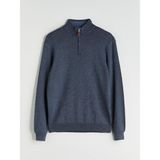 Lc Waikiki Yeni Sezon Dik Yaka Erkek Triko Kazak - Petrol - 2XL