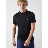 Lc Waikiki Yeni Sezon Dik Yaka Kisa Kollu Erkek Spor Tisort - S52616Z8 - Siyah