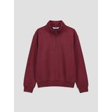 Lc Waikiki Yeni Sezon Dik Yaka Kız Çocuk Sweatshirt - Mürdüm - 8 - 9 Yaş