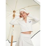 Lc Waikiki Yeni Sezon Dik Yaka Kuromi Baskılı Kız Çocuk Crop Fermuarlı Sweatshirt - Beyaz - 7 - 8 Yaş