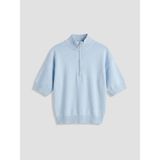 Lc Waikiki Yeni Sezon Dik Yaka Oversize Kadın Triko Kazak - Mavi - XL