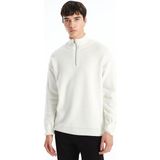 Lc Waikiki Yeni Sezon Dik Yaka Uzun Kollu Erkek Triko Kazak - Ekru - 2XL