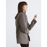 Lc Waikiki Yeni Sezon Ekose Kadın Blazer Ceket - Kahverengi - M