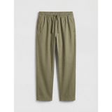 Lc Waikiki Yeni Sezon Erkek Çocuk Keten Karışımlı Pantolon - Haki - 12 - 13 Yaş