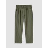 Lc Waikiki Yeni Sezon Erkek Çocuk Keten Karışımlı Pantolon - Haki - 8 - 9 Yaş