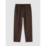 Lc Waikiki Yeni Sezon Erkek Çocuk Keten Karışımlı Pantolon - Kahverengi - 13 - 14 Yaş