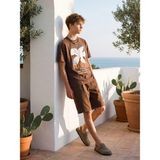 Lc Waikiki Yeni Sezon Erkek Çocuk Poplin Şort - 10 - 11 Yaş - Kahverengi