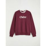 Lc Waikiki Yeni Sezon Fırfırlı Yaka Baskılı Kız Çocuk Sweatshirt - Mürdüm - 8 - 9 Yaş