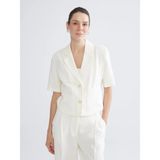 Lc Waikiki Yeni Sezon Gabardin Kadın Ceket - 38 - Ekru