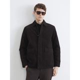 Lc Waikiki Yeni Sezon Gömlek Yaka Kadife Erkek Ceket - 2XL - Kahverengi