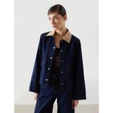 Lc Waikiki Yeni Sezon Gömlek Yaka Kadın Jean Ceket - XL - Indigo