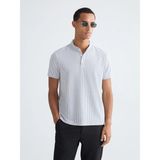 Lc Waikiki Yeni Sezon Hakim Yaka Çizgili Erkek Tişört - Siyah - 2XL